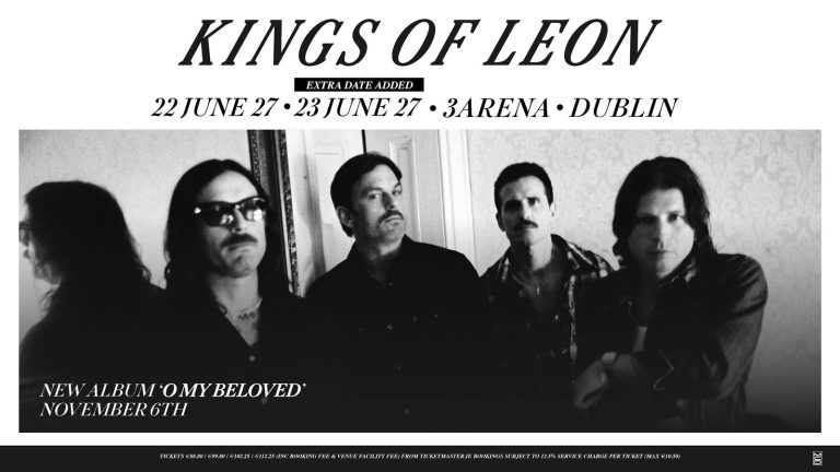 Kings of Leon 3Arena Dublin extra date poster
